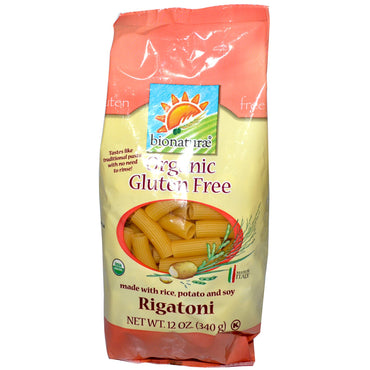 Bionaturae Rigatoni sin gluten 12 oz (340 g)