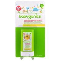 BabyGanics Pure Mineral Sunscreen Stick SPF 50+ 0.47 oz (13 g)