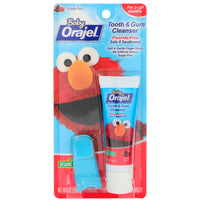 Orajel, Limpiador de dientes y encías de Elmo, diversión afrutada, 3 a 24 meses, 28,3 g (1 oz)