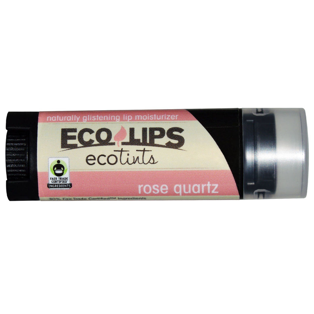 Eco Lips Inc., Ecotints、リップモイスチャライザー、ローズクォーツ、0.15 オンス (4.25 g)