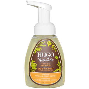 Hugo Naturals, Savon moussant pour les mains, Vanille et orange douce, 8,5 fl oz (251 ml)