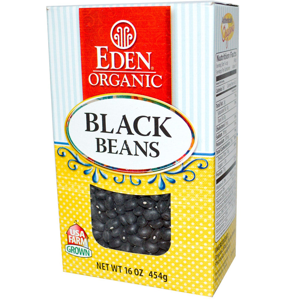 Eden Foods, fagioli neri, 16 once (454 g)