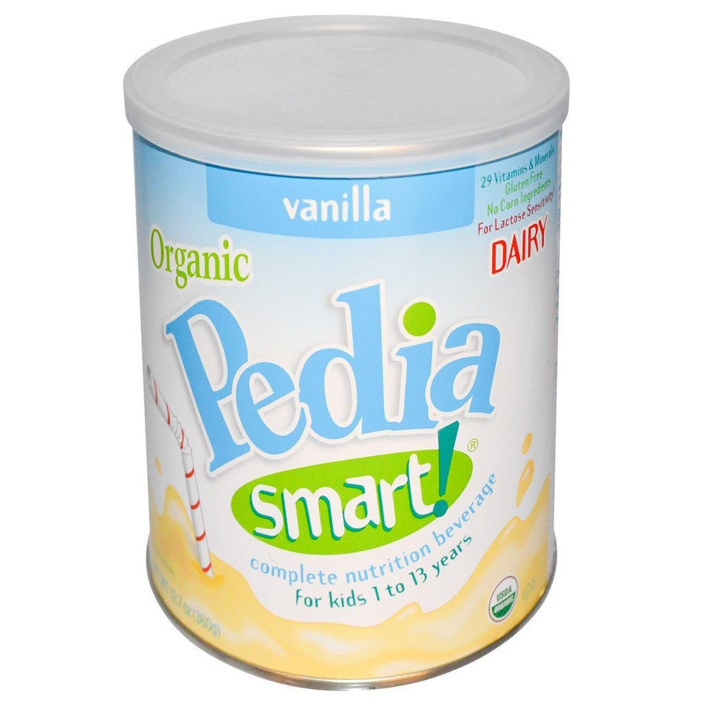 Nature's One, Pedia Smart!, เครื่องดื่มโภชนาการครบถ้วน, วานิลลา, 12.7 ออนซ์ (360 กรัม)