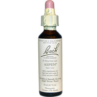 Bach, Original Flower Remedies, Aspen, 0.7 fl oz (20 ml)