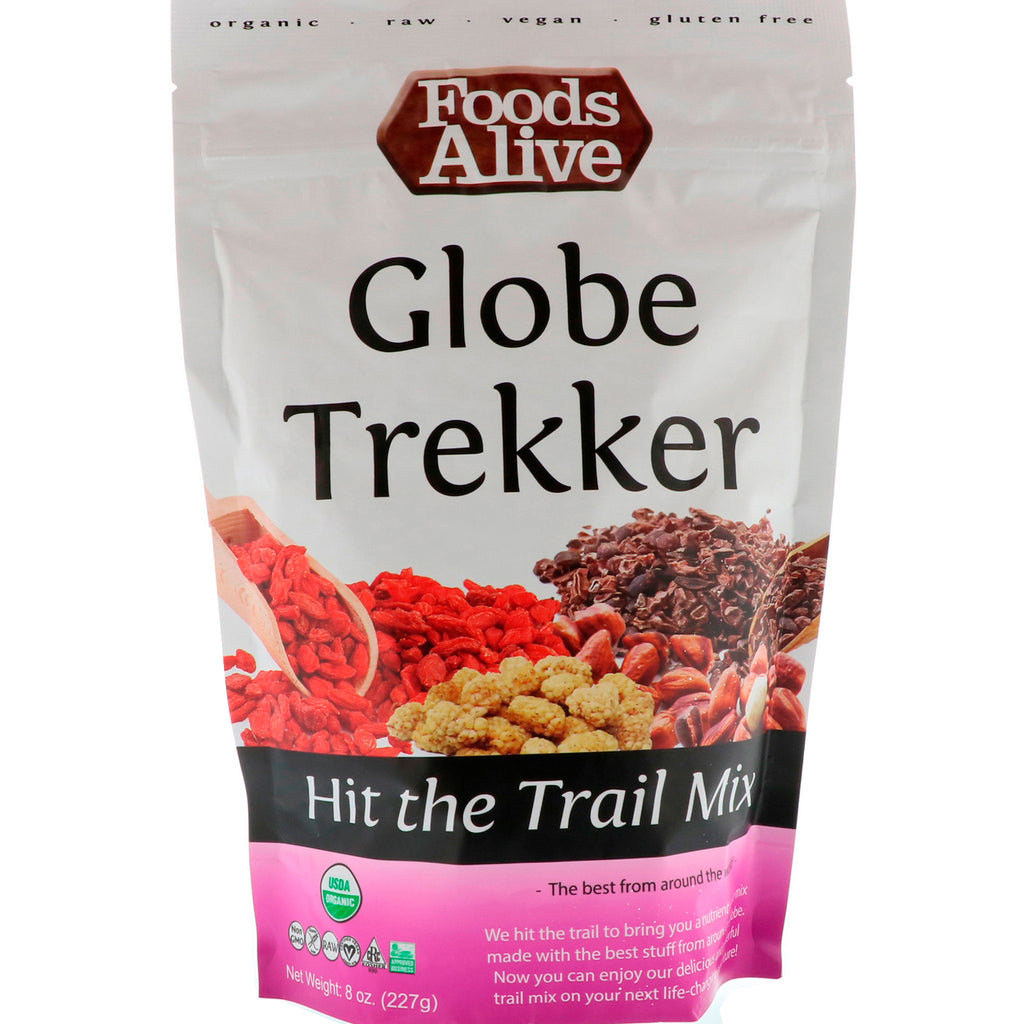 Foods Alive, Hit the Trail Mix, Globe Trekker, 8 oz (227 g)