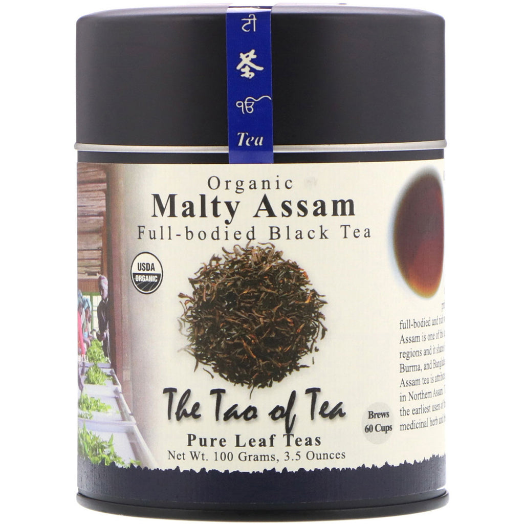 The Tao of Tea, , Full Bodied Black Tea, Malty Assam, 3.5 oz (100 g)