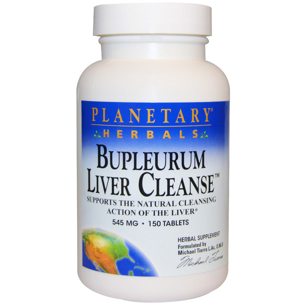 Planetary Herbals, Limpeza de Fígado Bupleurum, 545 mg, 150 Comprimidos