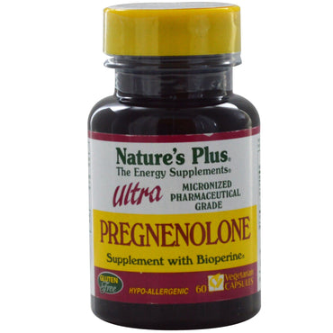 Nature's Plus, Ultra Prégnénolone, 60 gélules végétales