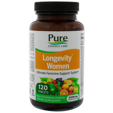 Pure Essence, Longevidad para mujeres, 120 comprimidos