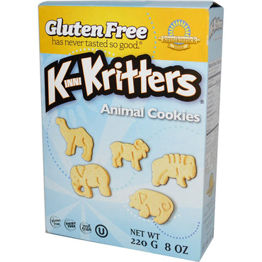 Kinnikinnick Foods, KinniKritters, Animal Cookies, 8 oz (220 g)