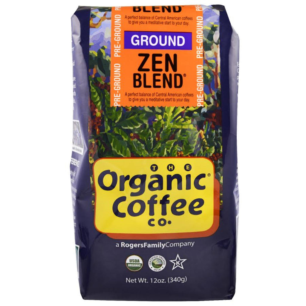 Coffee Co., Zen ブレンド、プレグラウンド、12 オンス (340 g)