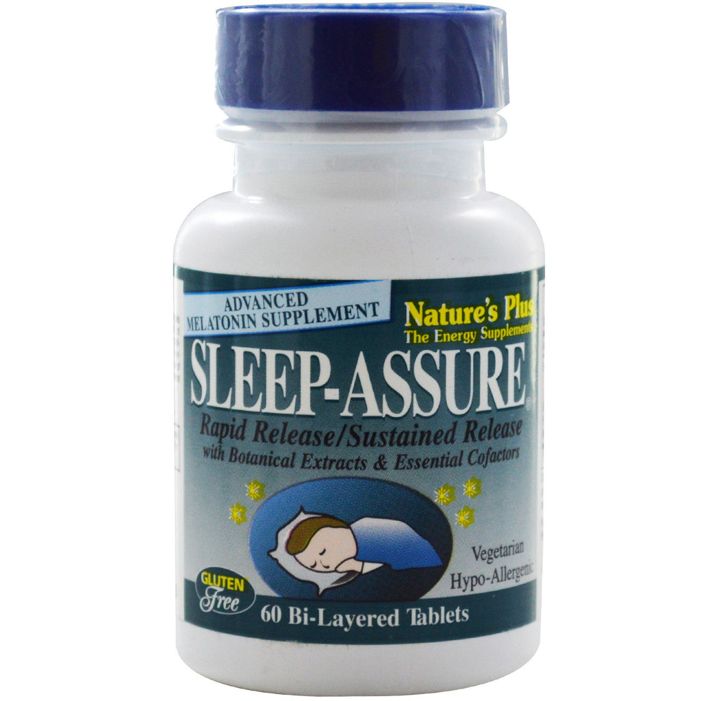 Nature's Plus, Sleep Assure, 60 de tablete bi-strat