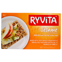 Ryvita, pan crujiente de centeno y sésamo, 8,8 oz (250 g)