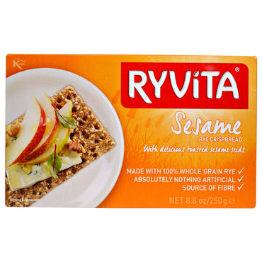 Ryvita, Sesame Rye Crispbread, 8.8 oz (250 g)
