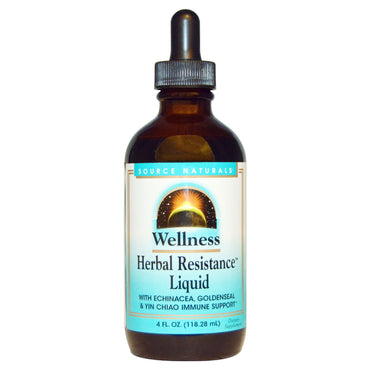 Source Naturals, Wellness, Herbal Resistance Liquid, 4 fl oz (118,28 ml)