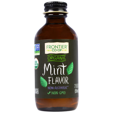 Frontier Natural Products,  Mint Flavor, Non-Alcoholic, 2 fl oz (59 ml)