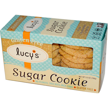 Lucy's, Biscuits au sucre, sans gluten, 5,5 oz (156 g)