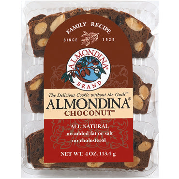 Almondina, Schoko-, Mandel- und Schokoladenkekse, 4 oz (113 g)
