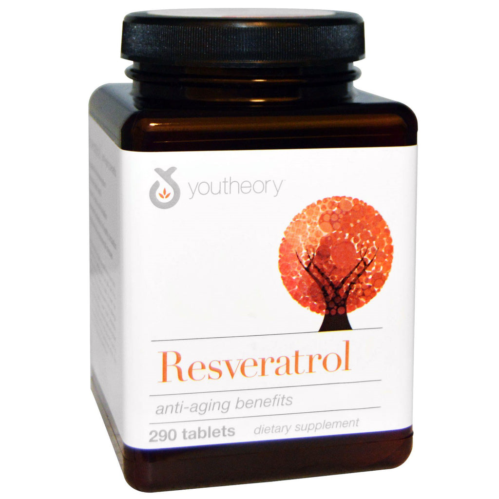 Youtheory, resveratrol, 290 comprimate