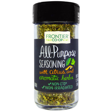 Frontier Natural Products, condimento multiuso, con cítricos y hierbas aromáticas, 1,20 oz (34 g)