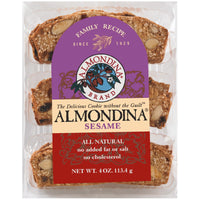 Almondina, Sesame, Sesame and Almond Biscuits, 4 oz (113 g)