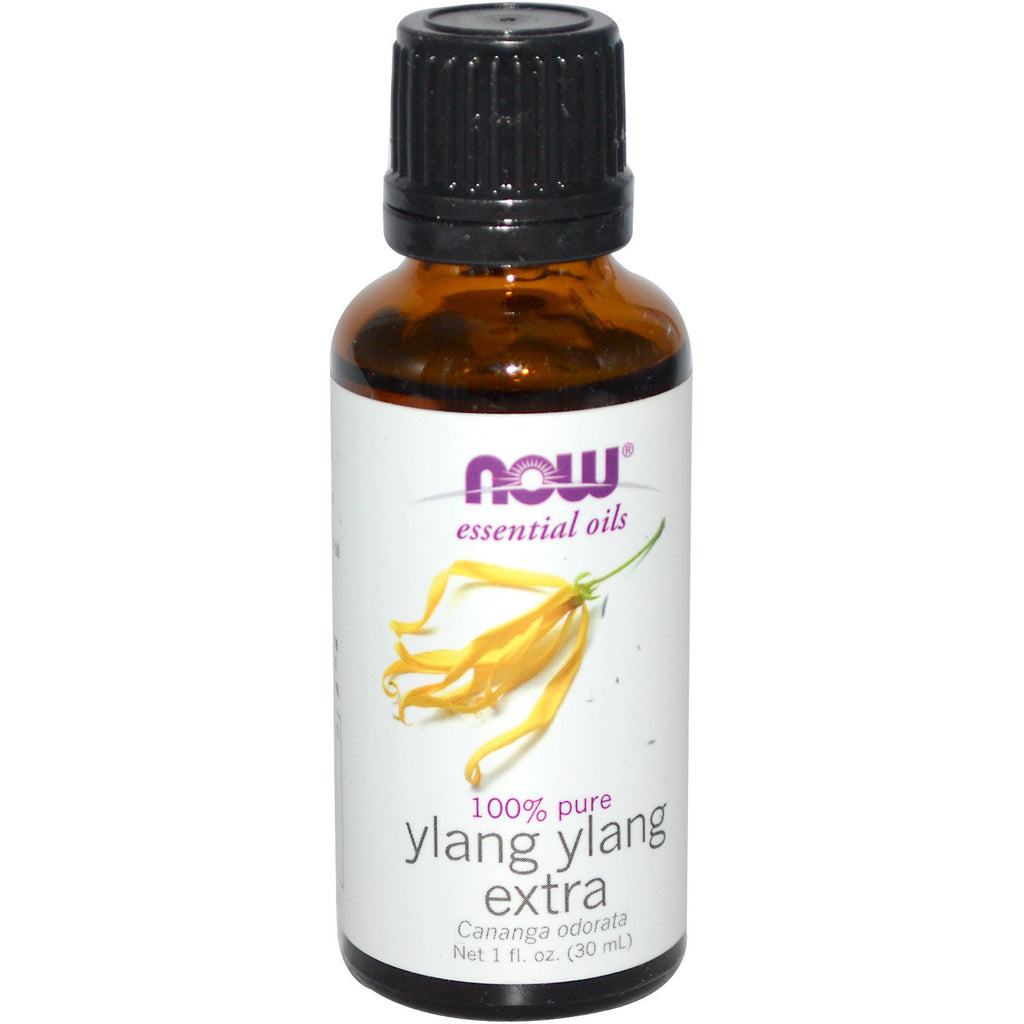Now Foods, essentiële oliën, Ylang Ylang Extra, 1 fl oz (30 ml)