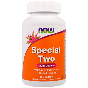Now Foods, Special Two, Multivitamines, 180 comprimés