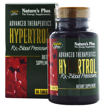 Nature's Plus, Advanced Therapeutics, Hypertrol RX tension artérielle, 60 comprimés