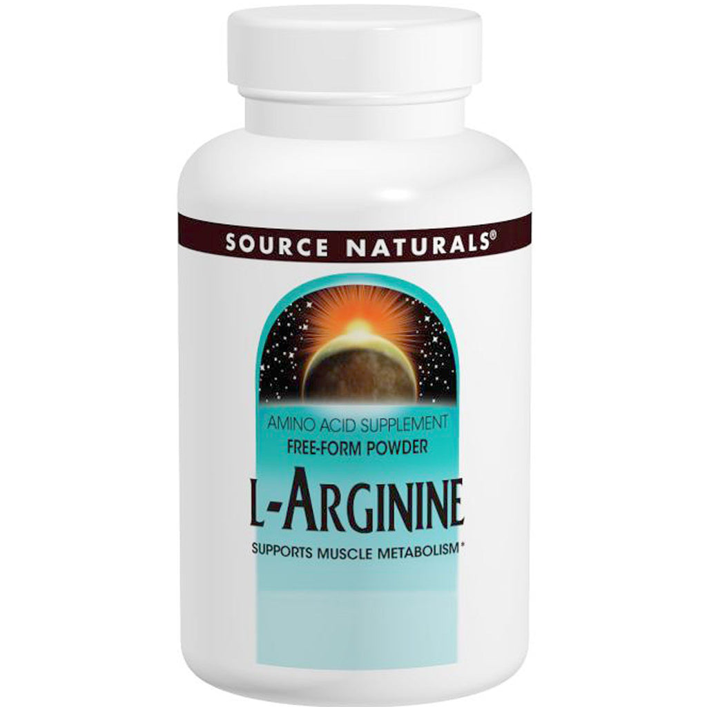 แหล่ง Naturals, L-Arginine, 3.53 ออนซ์ (100 กรัม)
