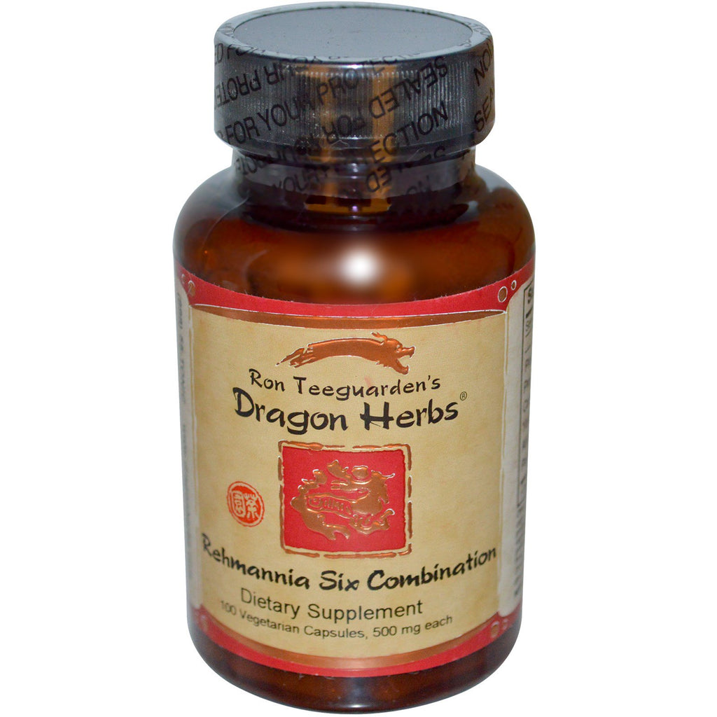 Dragon Herbs, Rehmannia Six Combination, 500 mg, 100 Veggie Caps
