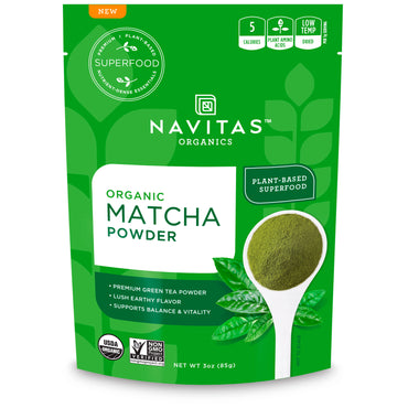 Navitas s, Poudre de Matcha, 3 oz (85 g)