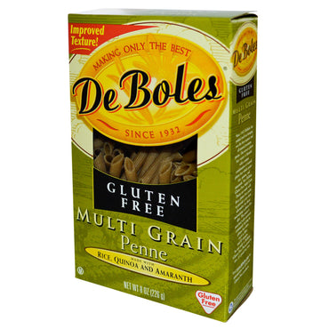 DeBoles Penne multi-grains sans gluten 8 oz (226 g)