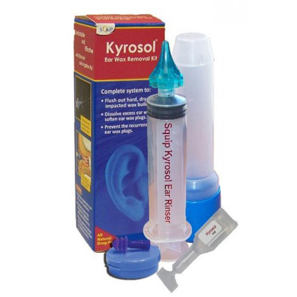 Squip Products, Kyrosol, Kit d'élimination du cérumen, Kit de 5 pièces