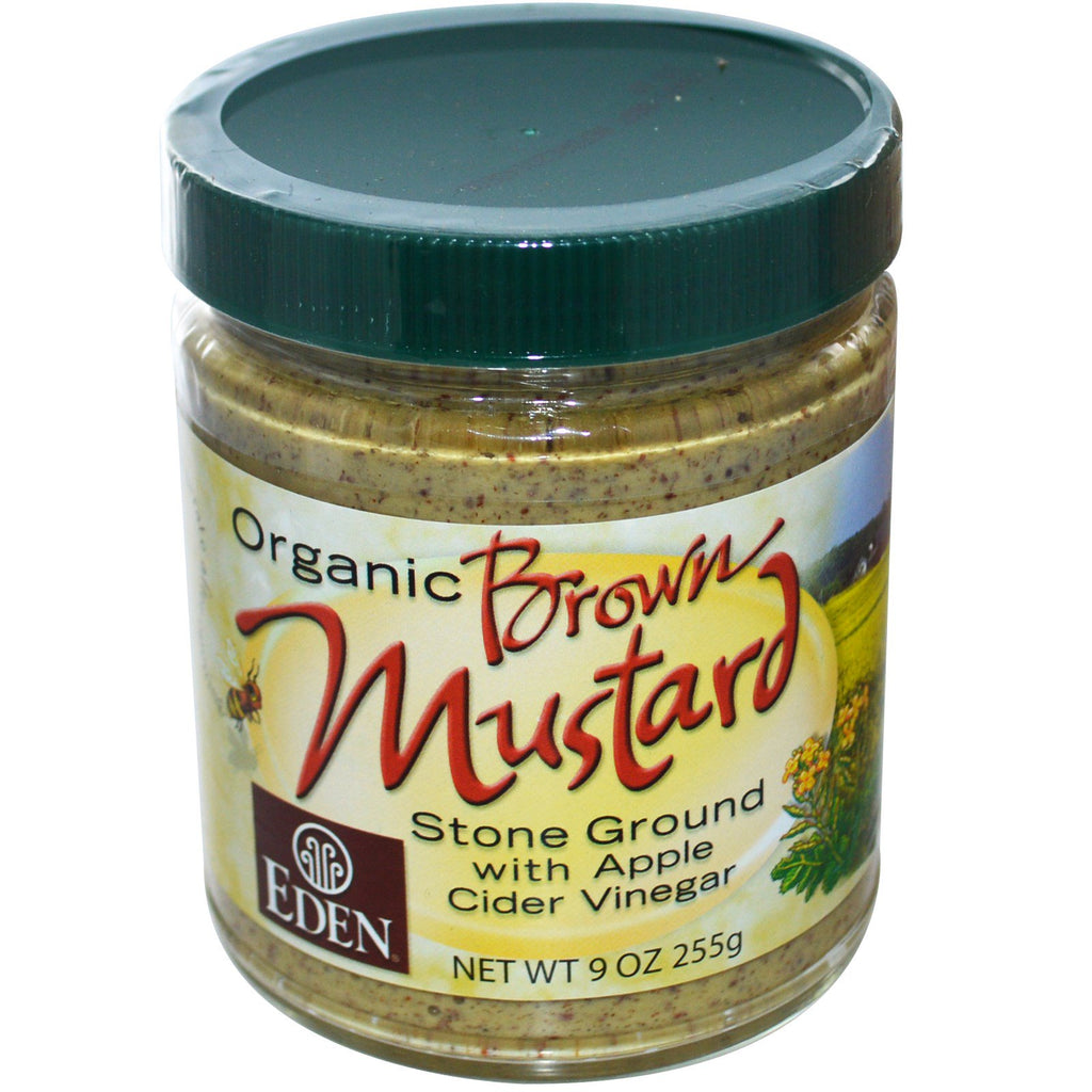 Eden Foods, Mostaza marrón, 9 oz (255 g)