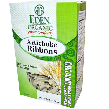 Eden Foods Pasta Company Cintas de alcachofa 8 oz (227 g)