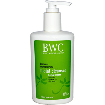 Beauty Without Cruelty, Facial Cleanser, Herbal Cream, 8.5 fl oz (250 ml)
