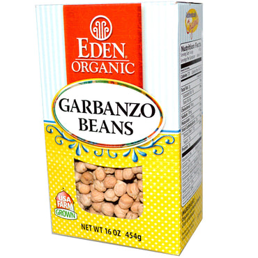 Eden Foods, Garbanzo Beans, 16 ออนซ์ (454 กรัม)