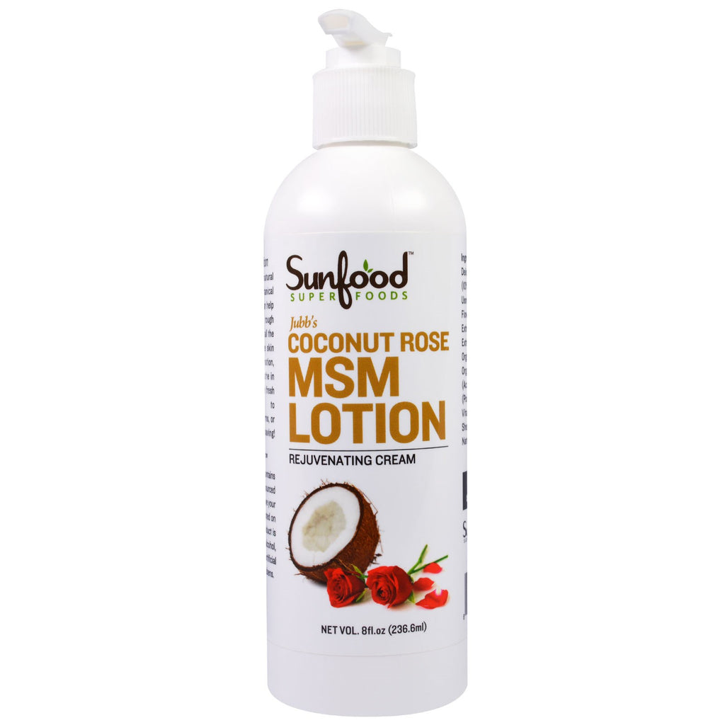 Solmad, Jubbs's Coconut Rose MSM Lotion, 8 fl oz (236,6 ml)