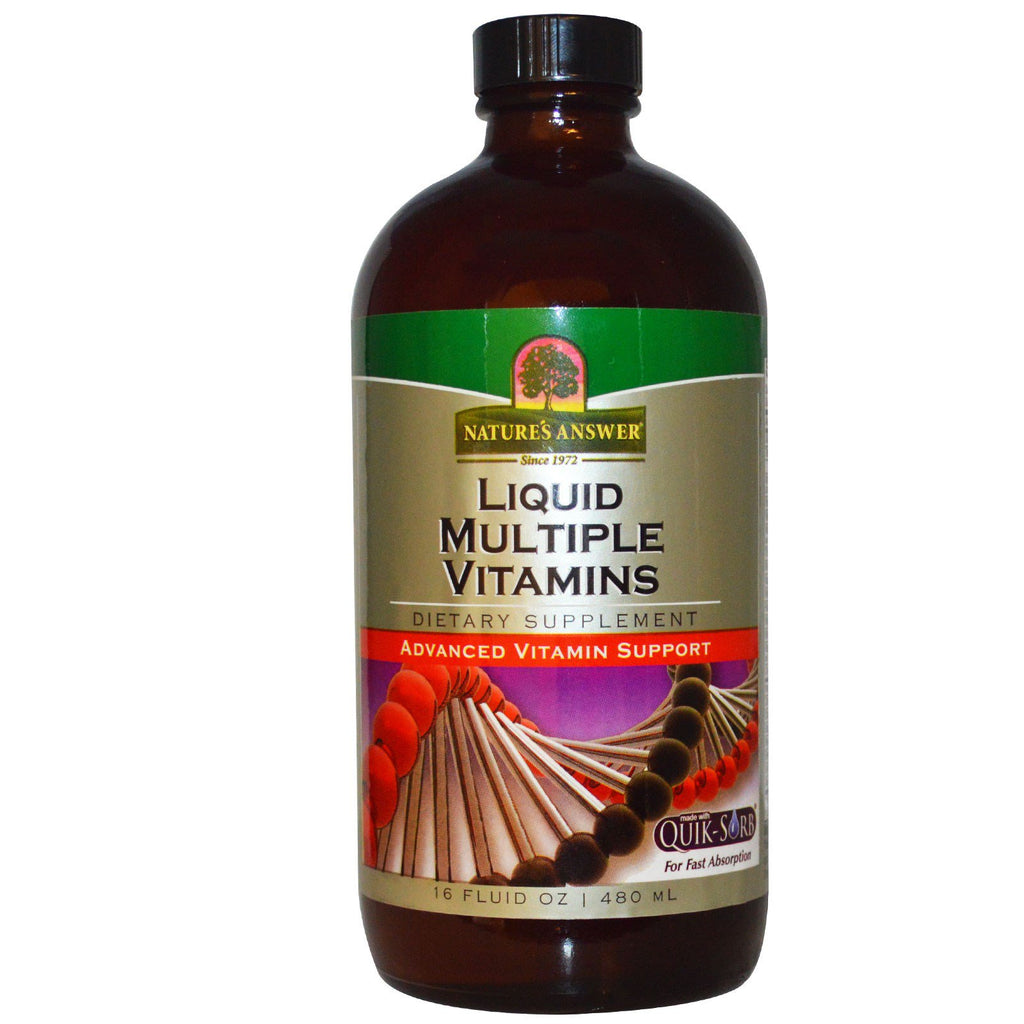 Nature's Answer, vitamine multiple lichide, 16 fl oz (480 ml)
