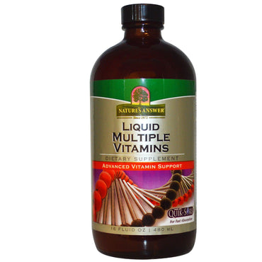 Nature's Answer, Vitamines multiples liquides, 16 fl oz (480 ml)
