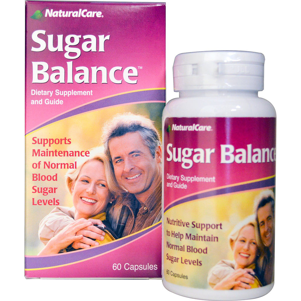 Natural Care, Equilibrio del azúcar, 60 cápsulas