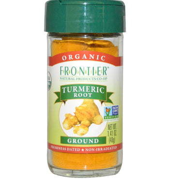 Frontier Natural Products, raíz de cúrcuma, molida, 1,41 oz (40 g)