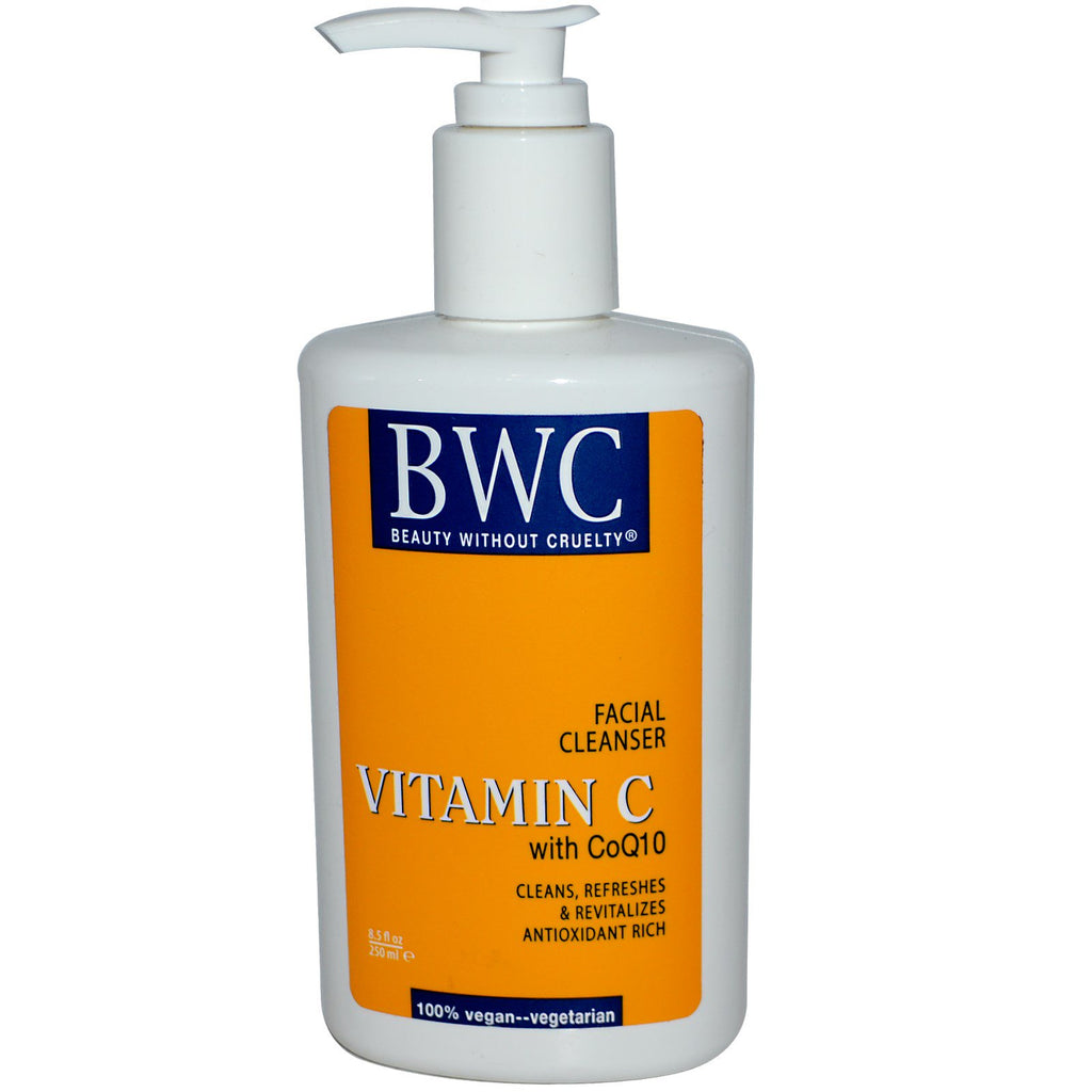 Beauty Without Cruelty, Vitamin C, With CoQ10, Facial Cleanser, 8.5 fl oz (250 ml)