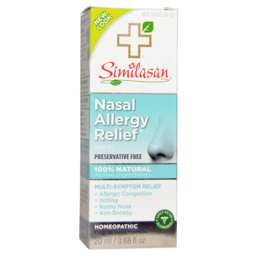 Similasan, alívio de alergia nasal, 20 ml (0,68 fl oz)