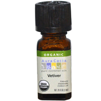 Aura Cacia, , Vetiver, .25 fl oz (7.4 ml)