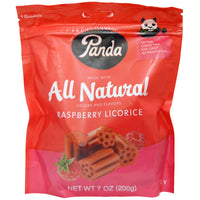 Panda Licorice, regaliz de frambuesa totalmente natural, 7 oz (200 g)