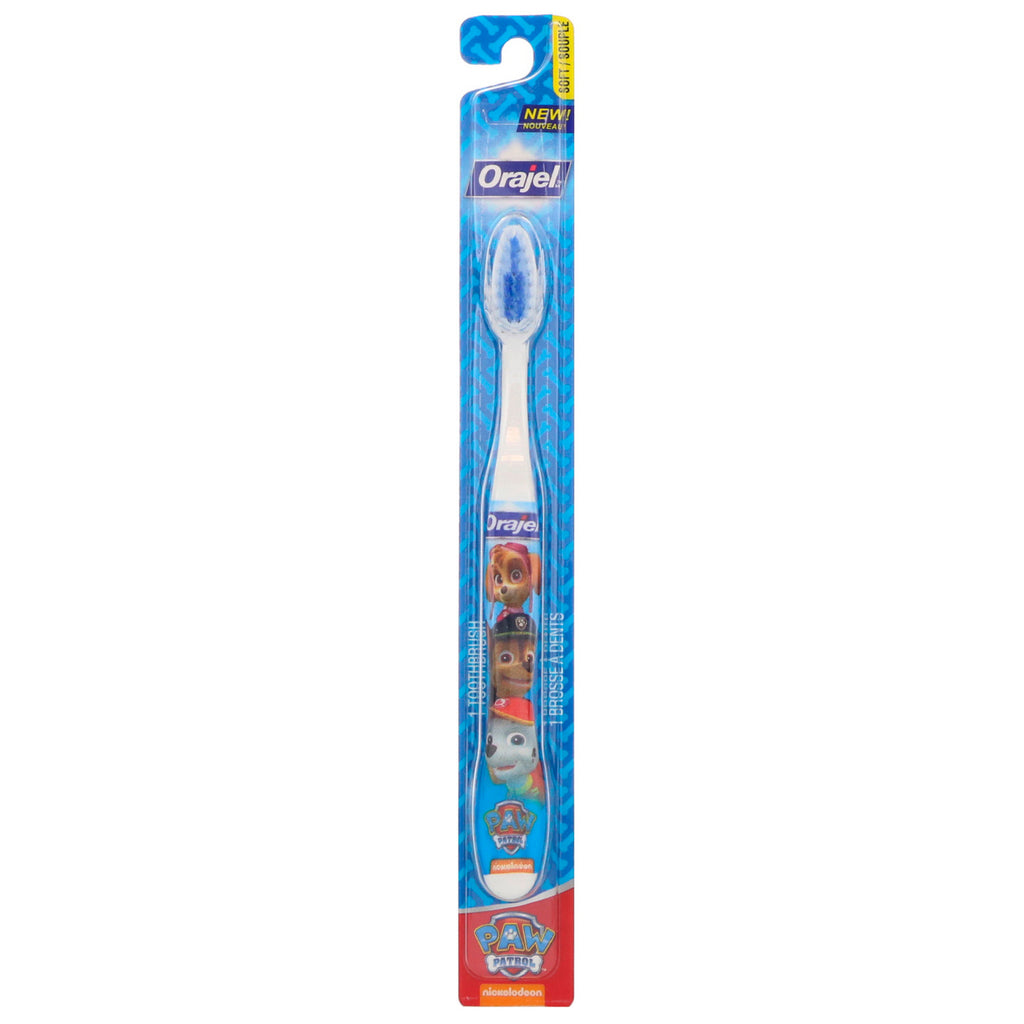 Orajel, Cepillo de dientes para niños pequeños Paw Patrol, 1 cepillo de dientes