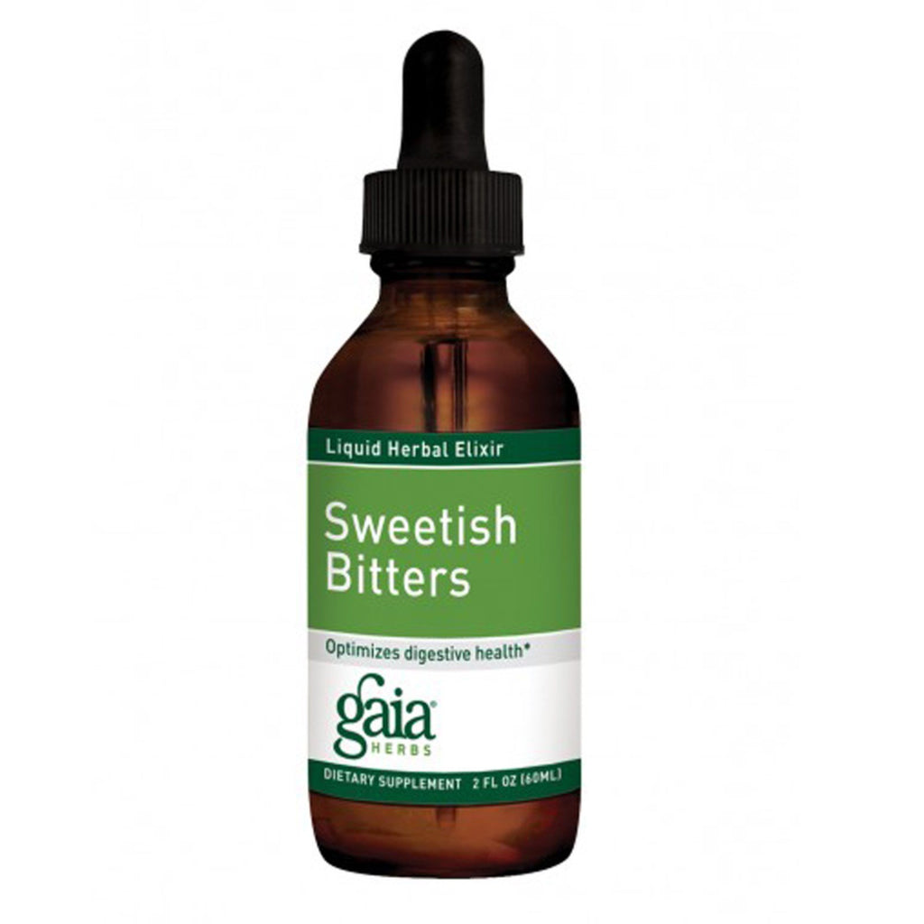 Gaia Herbs, Sweetish Bitters, 2 fl oz (60 ml)