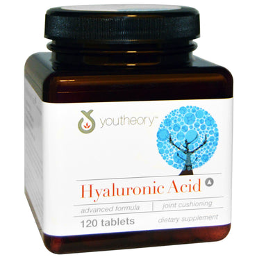 Youtheory formule avancée d'acide hyaluronique 120 comprimés