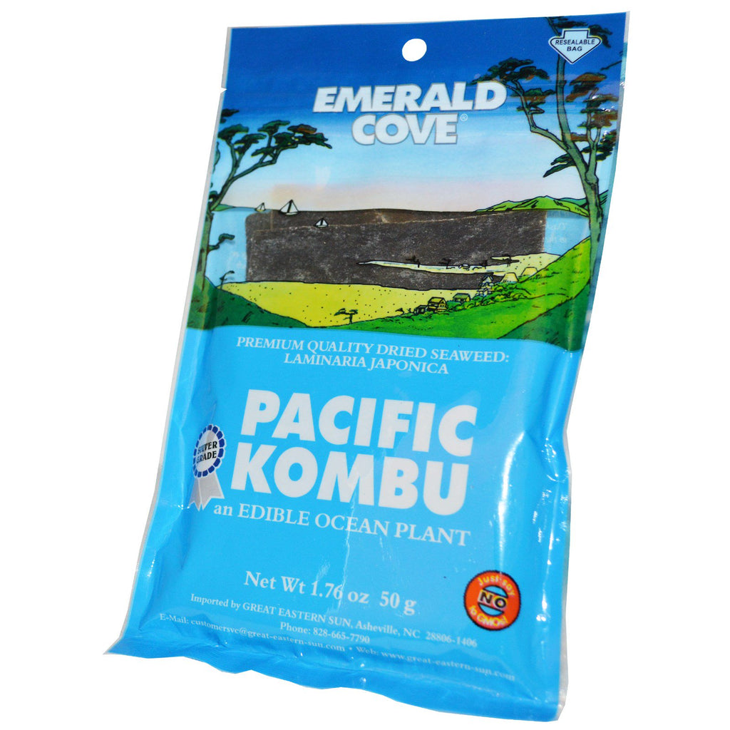 Great Eastern Sun, Pacific Kombu, Dried Seaweed, 1.76 oz (50 g)